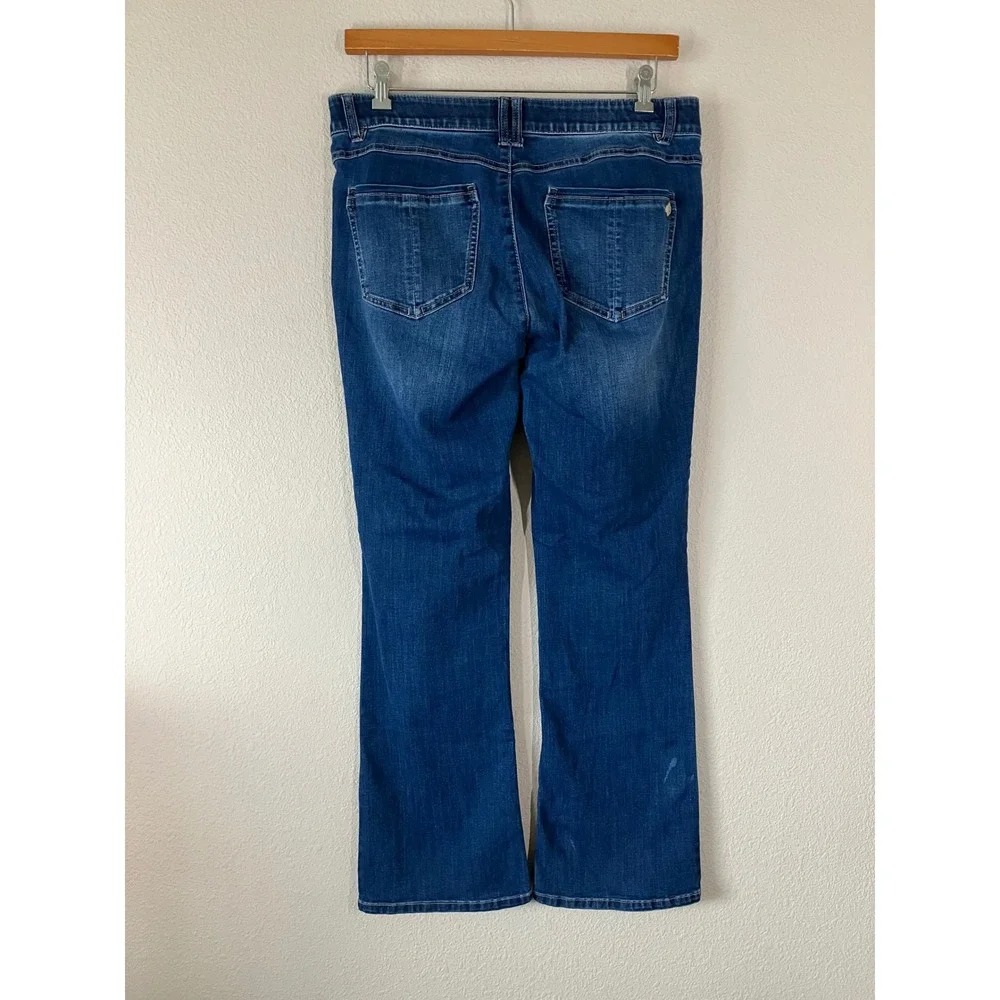 DEMOCRACY Itty Bitty Bootcut 14 Absolution Slimming Stretch Denim Blue Jeans